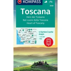 Carta escursionistica Nel cuore della Toscana 1:50.000