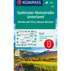 Carta escursionistica Strada del Vino