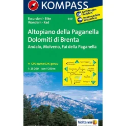 Cartina Altopiano Della Pagan.