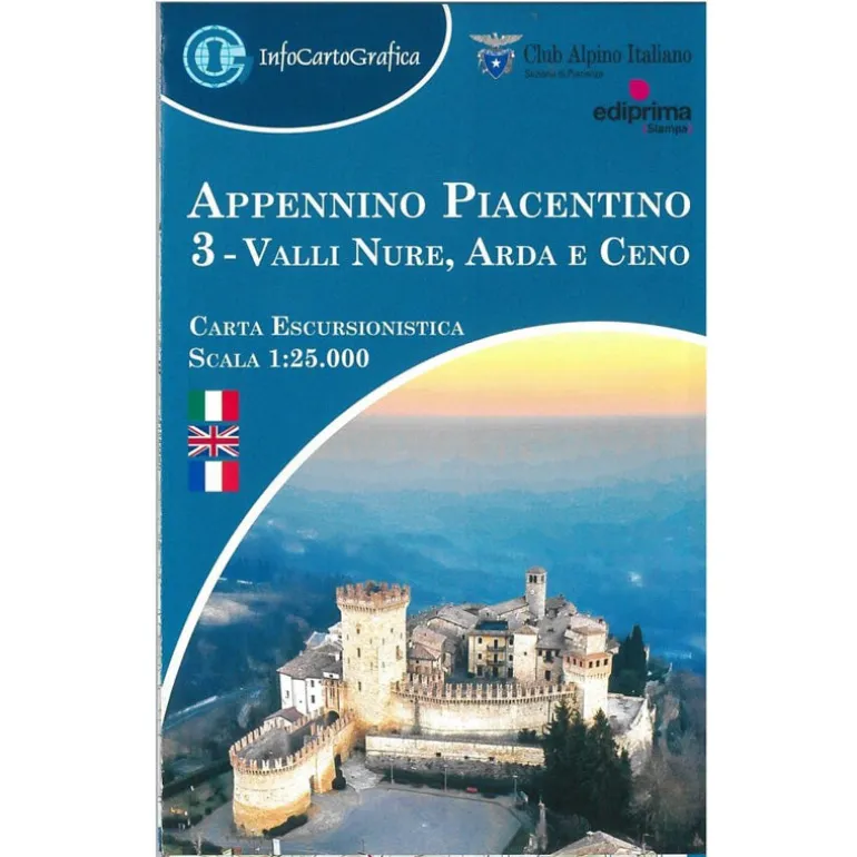 Cartina Appennino Piacentino 3 – Valli Nure, Arda e Ceno
