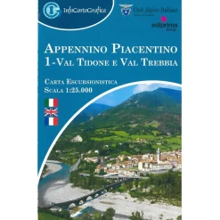 Cartina Appennino Piacentino 1 Val Tidone e Val Trebbia
