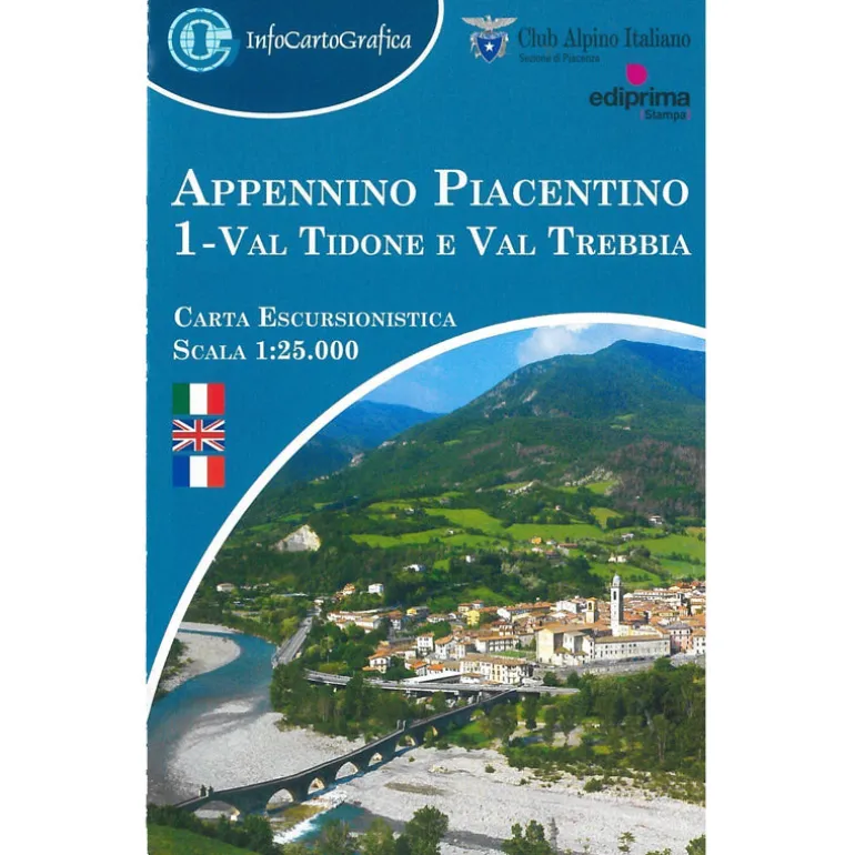 Cartina Appennino Piacentino 1 Val Tidone e Val Trebbia