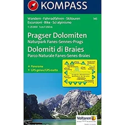 CARTINA DOLOMITI DI BRAIES