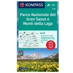 Cartina escursionistica Parco Nazionale del Gran Sasso 1:50000