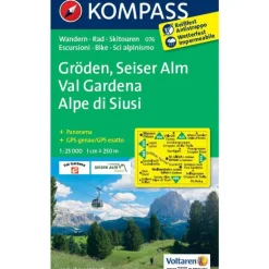 Cartina Groden Seiser Alm