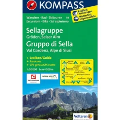 Cartina Gruppo Di Sella Marmolada