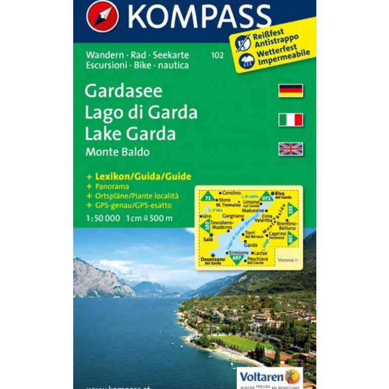 Cartina Lago Di Garda Monte Baldo