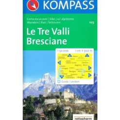 Cartina Le Tre Valli Bresciane