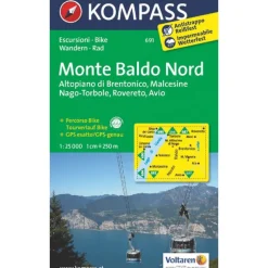 Cartina Monte Baldo Nord