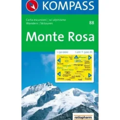 Cartina Monte Rosa