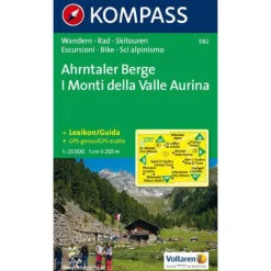 Cartina Monti Di Valle Aurina
