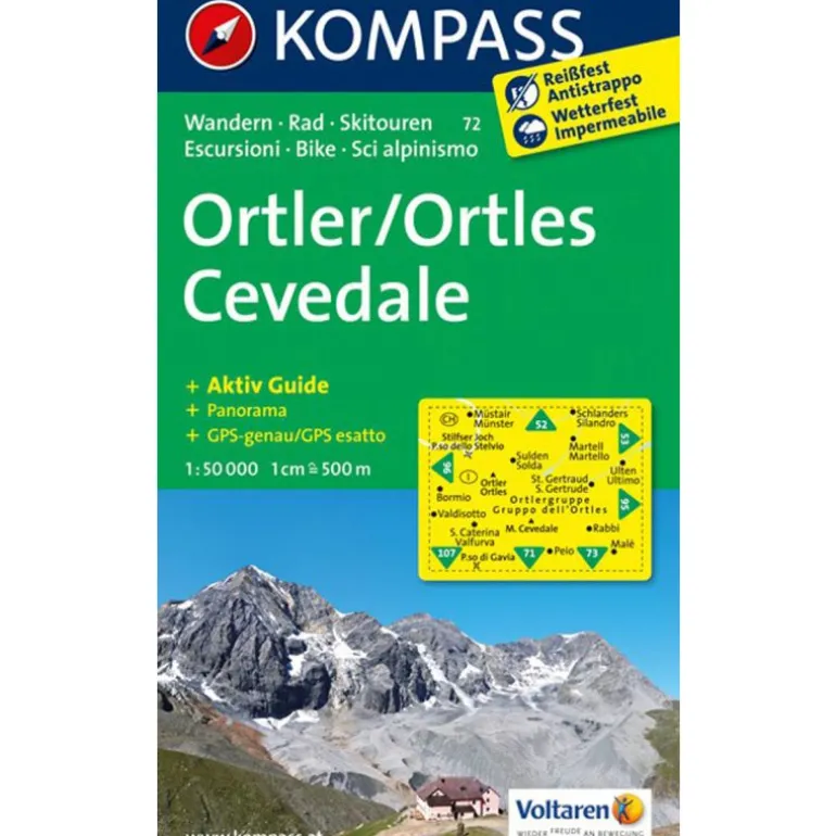 Cartina Ortles/Ortles Cevedale