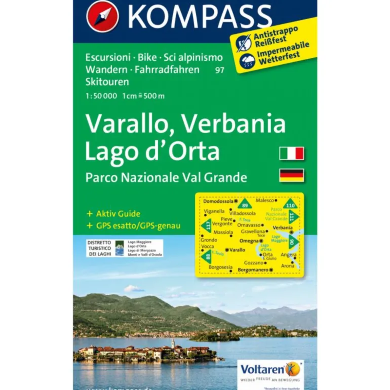 Cartina Varallo Verbania Lago D'Orta