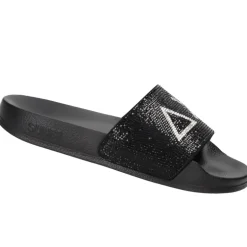 Ciabatte donna Slippers strass logo