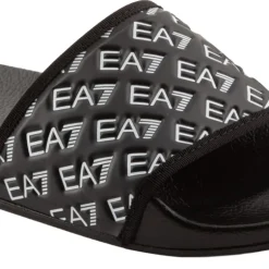 Ciabatte uomo Logo elastan gros rubber
