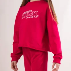 Felpa bambina Crew Crop