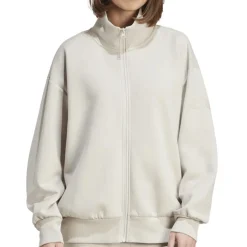 Felpa donna Soft Lux Ampia con Zip Integrale