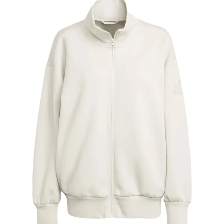 Felpa donna Soft Lux Ampia con Zip Integrale