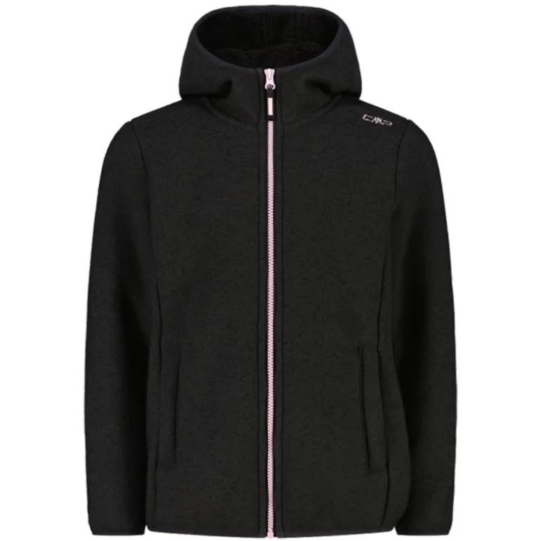 Giacca bambina knit tech melange