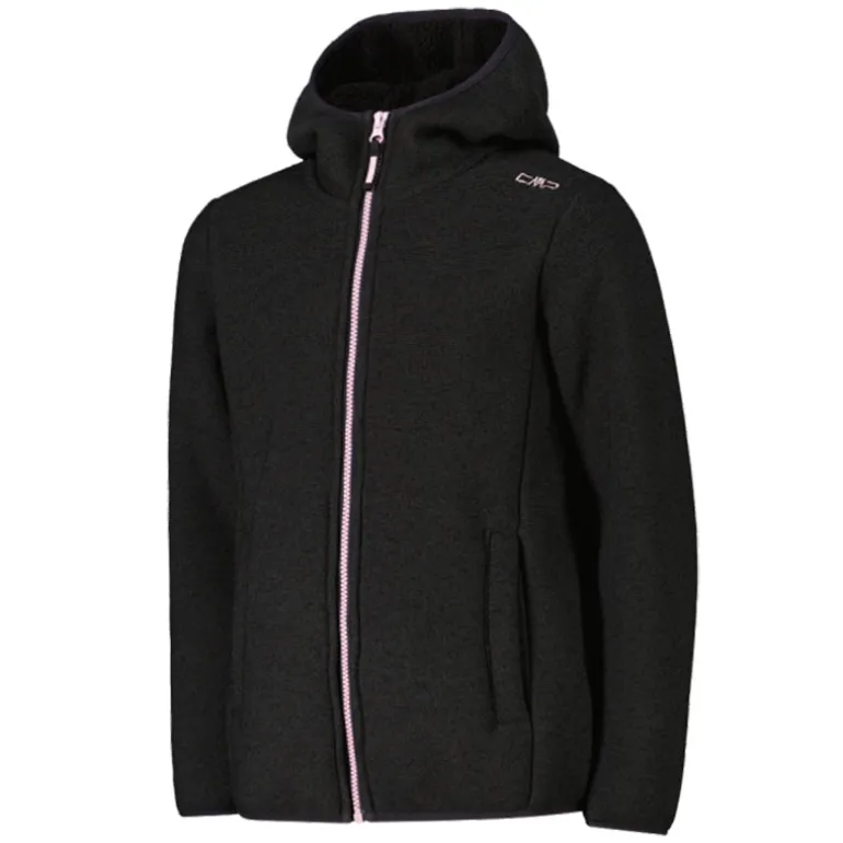 Giacca bambina knit tech melange