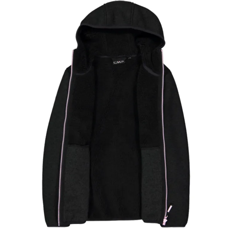 Giacca bambina knit tech melange