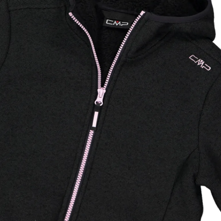 Giacca bambina knit tech melange