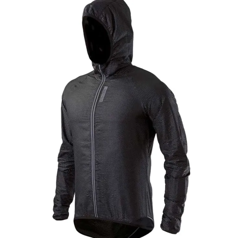 Giacca uomo Mantellina Windjacket 3D con cappuccio
