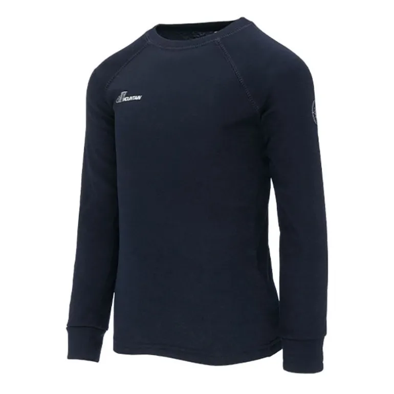 MAGLIA BAMBINO GIROCOLLO BLU