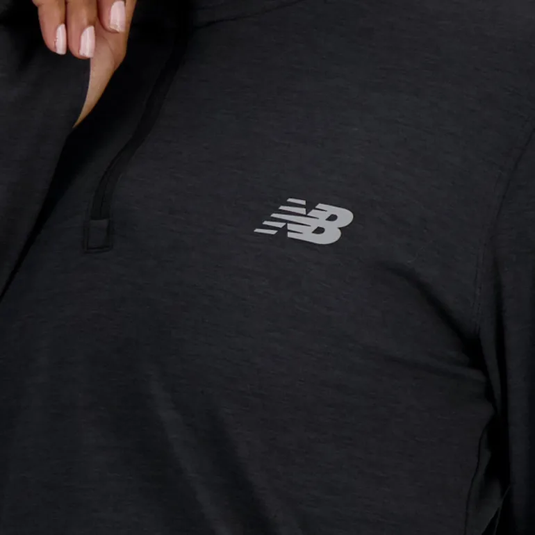 Maglia donna Essentials Space Dye 1/4 zip