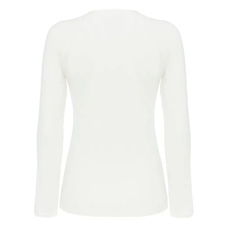 Maglia Donna Ml Girocollo WHITE