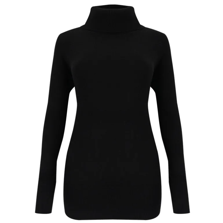 Maglione dolcevita donna viscosa