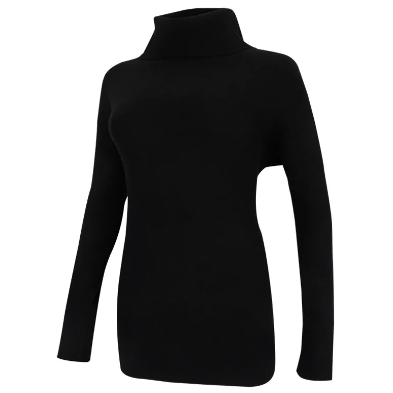 Maglione dolcevita donna viscosa