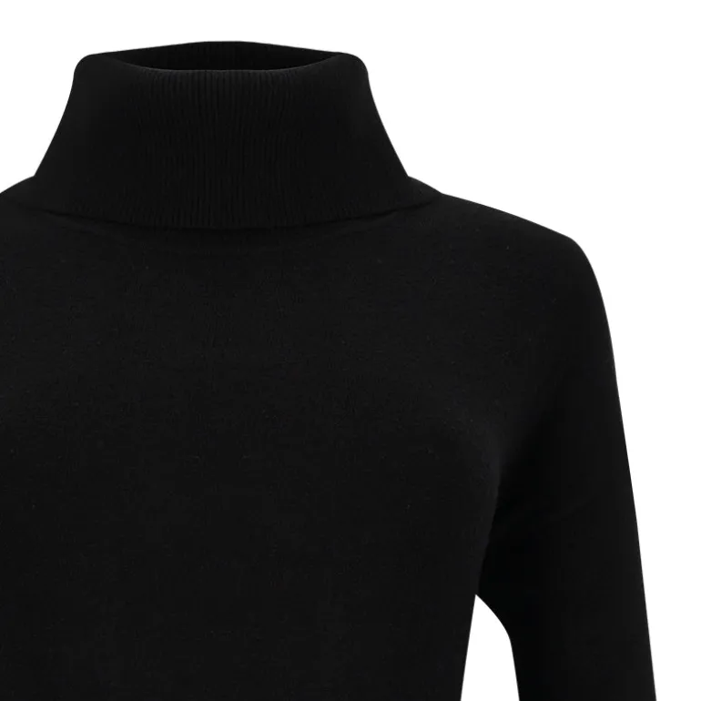 Maglione dolcevita donna viscosa