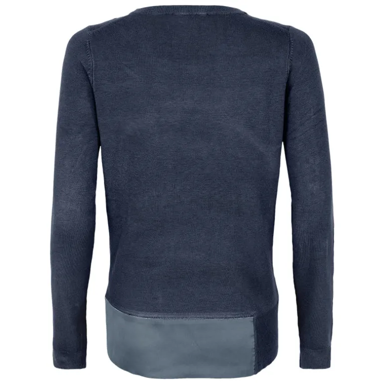 Maglione donna bordo raso
