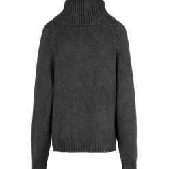 Maglione donna Dolcevita trecce