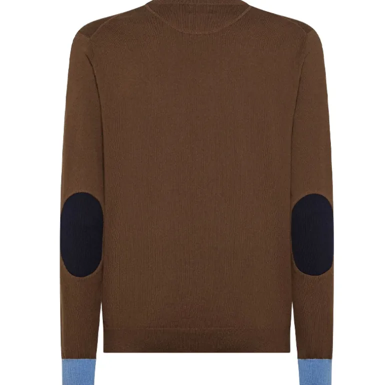 Maglione uomo patch