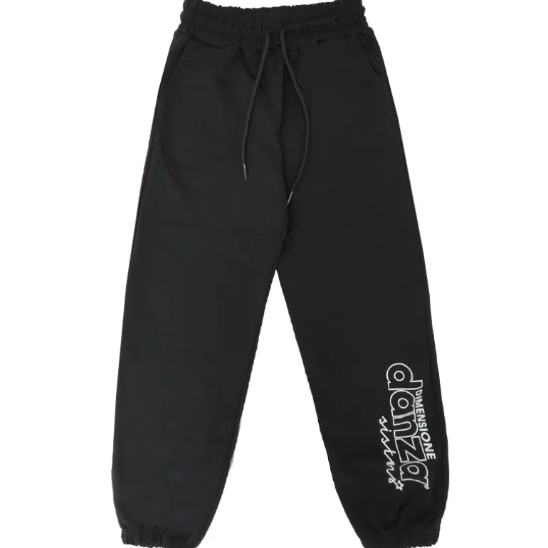 Pantalone bambina polsini
