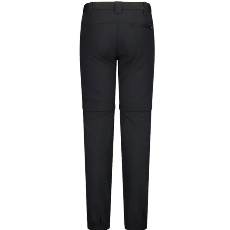 Pantalone bambina zip off stretch