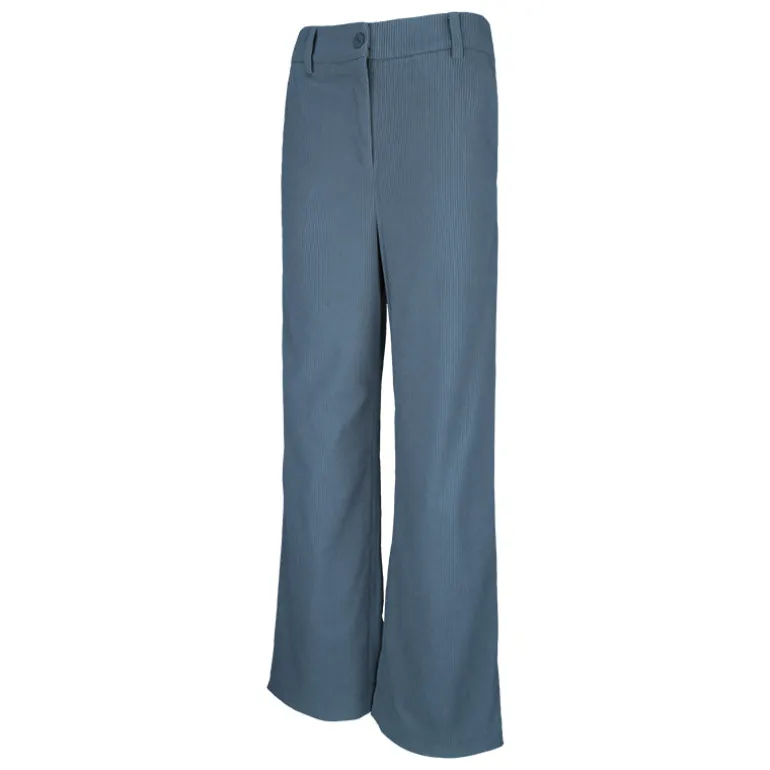 Pantalone donna velluto dritto