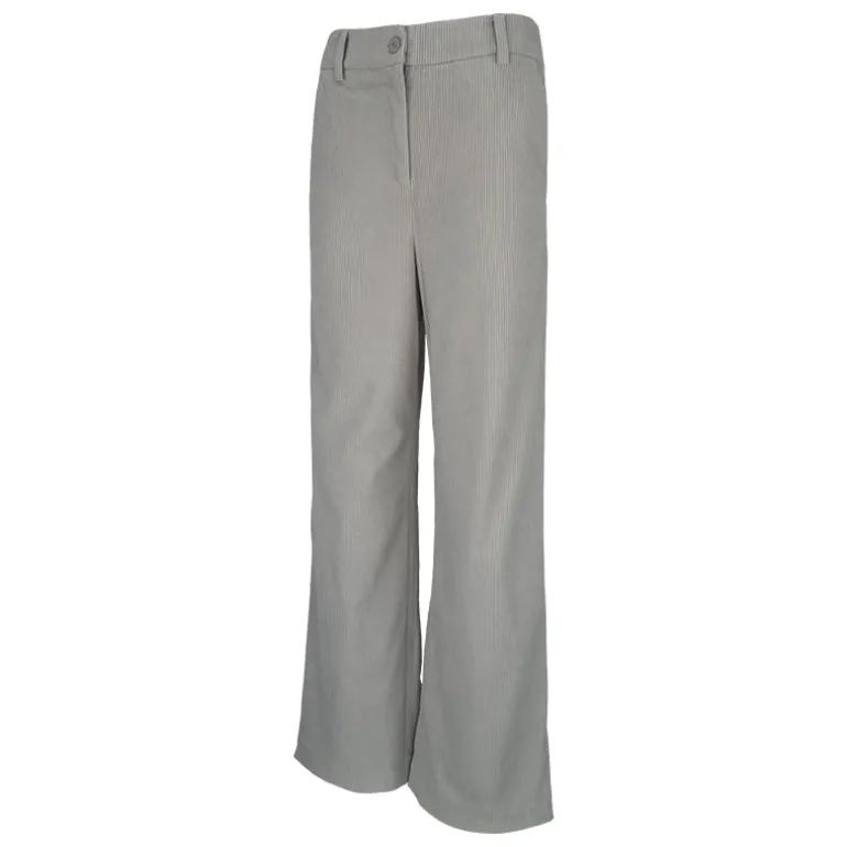 Pantalone donna velluto dritto