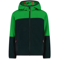 Pile bambino knit tech cappuccio