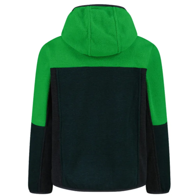 Pile bambino knit tech cappuccio