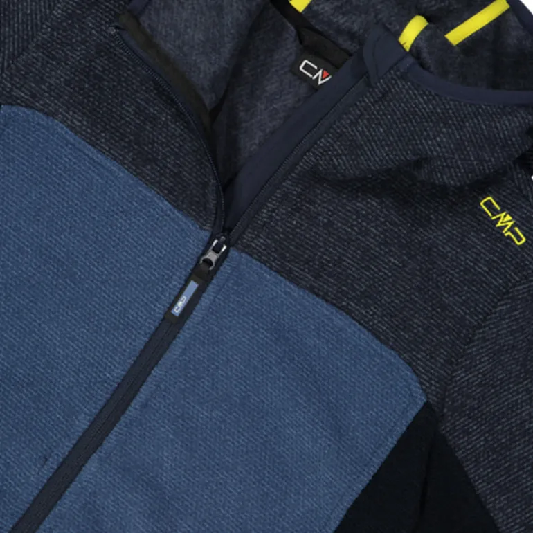 Pile bambino knit-tech cappuccio