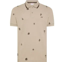 Polo uomo piquet ricami