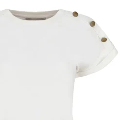 T-Shirt donna bottoni