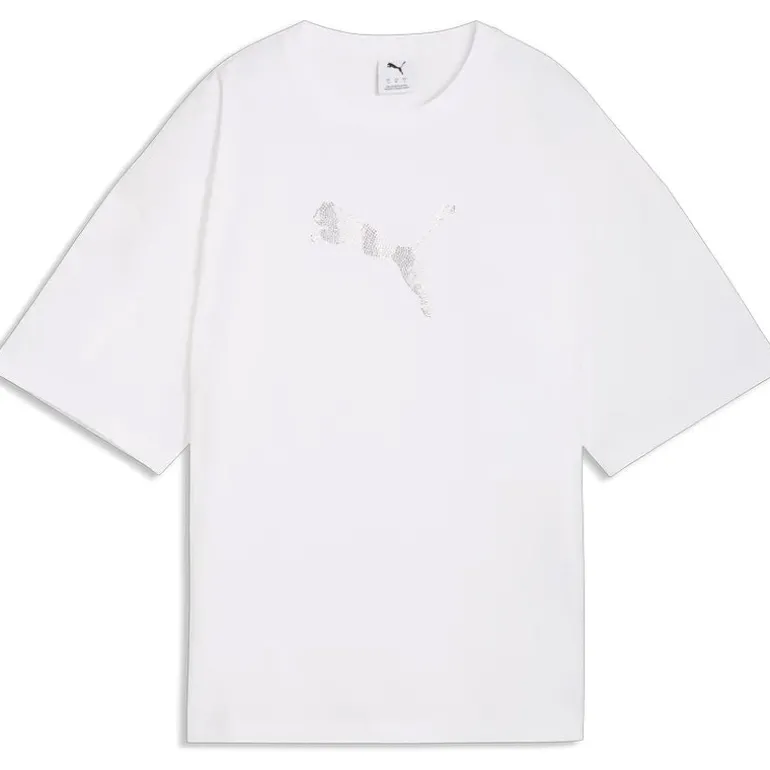 T-shirt donna Essentials Graphics Bedazzled Oversized