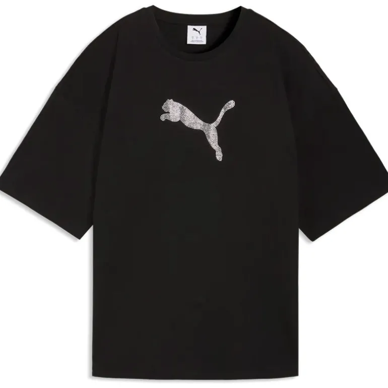 T-shirt donna Essentials Graphics Bedazzled Oversized