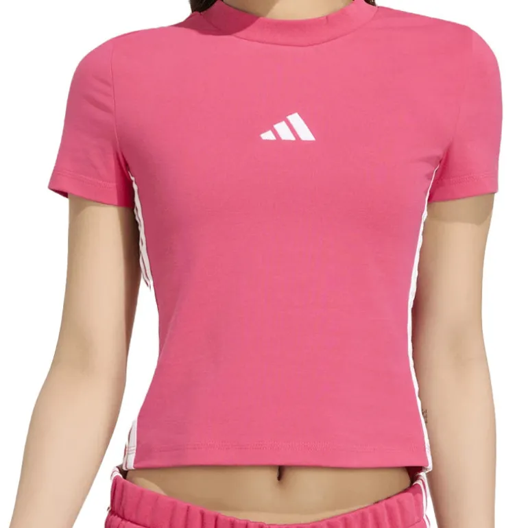 T-shirt donna Essentials 3-Stripes Slim