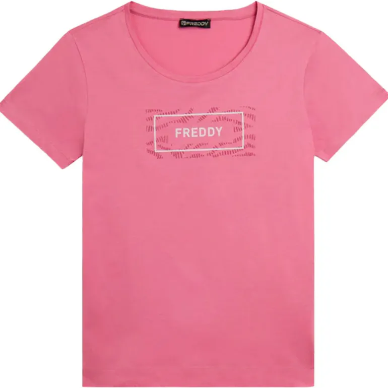 T-Shirt donna Grafica ondulata