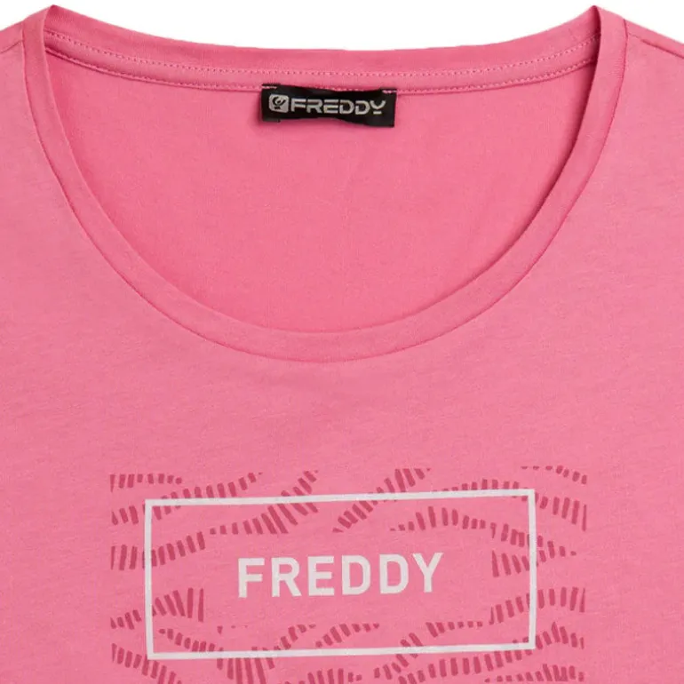 T-Shirt donna Grafica ondulata